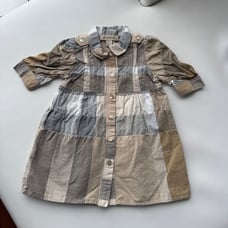 Baby kid Dress long sleeves 1/3 months Burberry brown