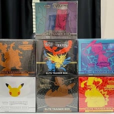 Pokemon Elite Trainer Box ETB Plastic Protector Case 5pc