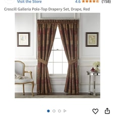 Croscill Galleria Drapery set