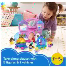 Fisher Price Little People Play n Go Set with Princess Trains
