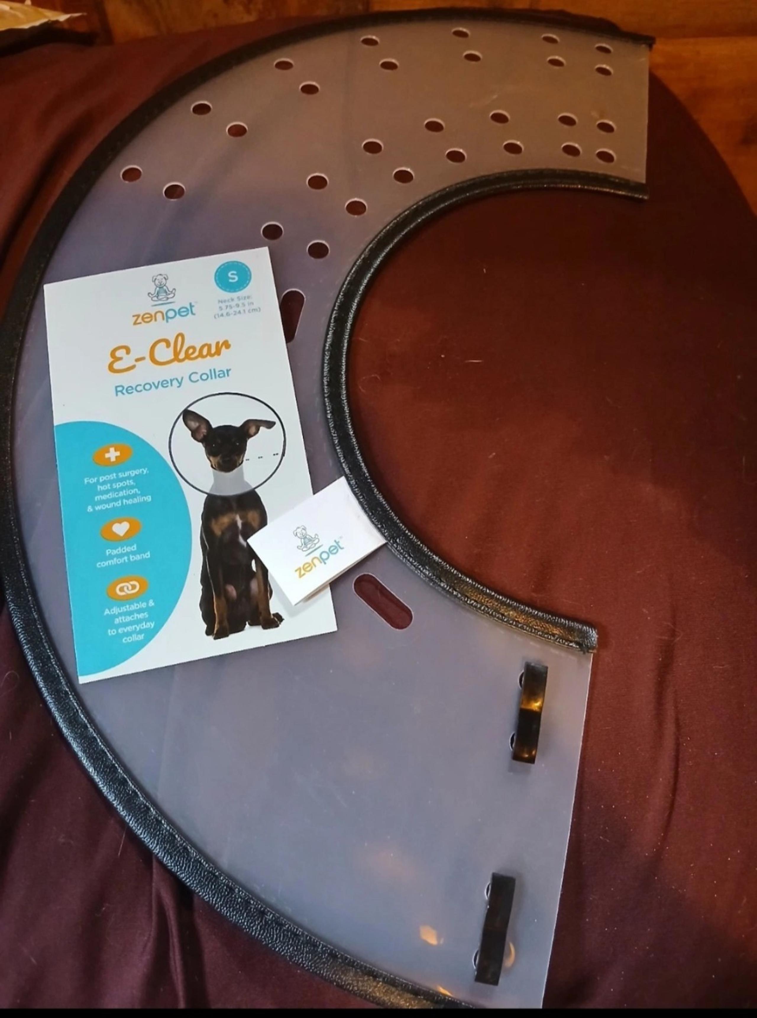 Zen pet clear recovery collar size small