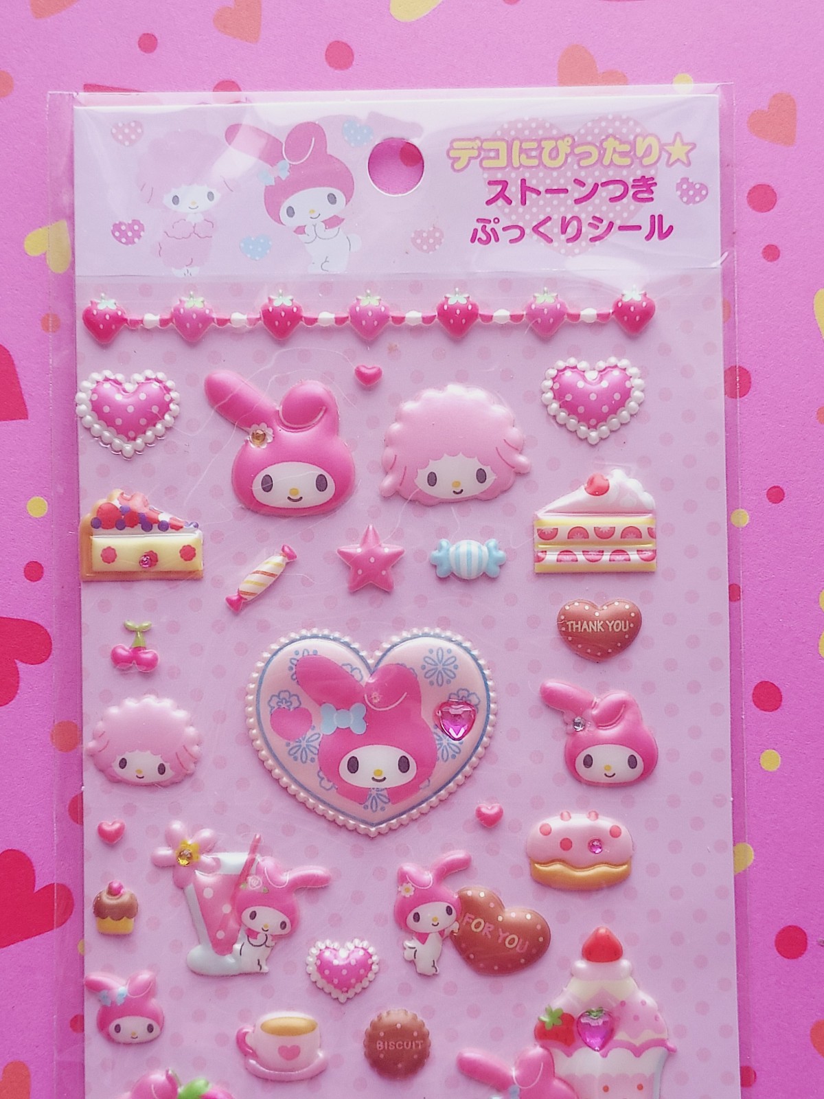 Sanrio vintage My Melody doll stickers collection deco stationery new vtg rare