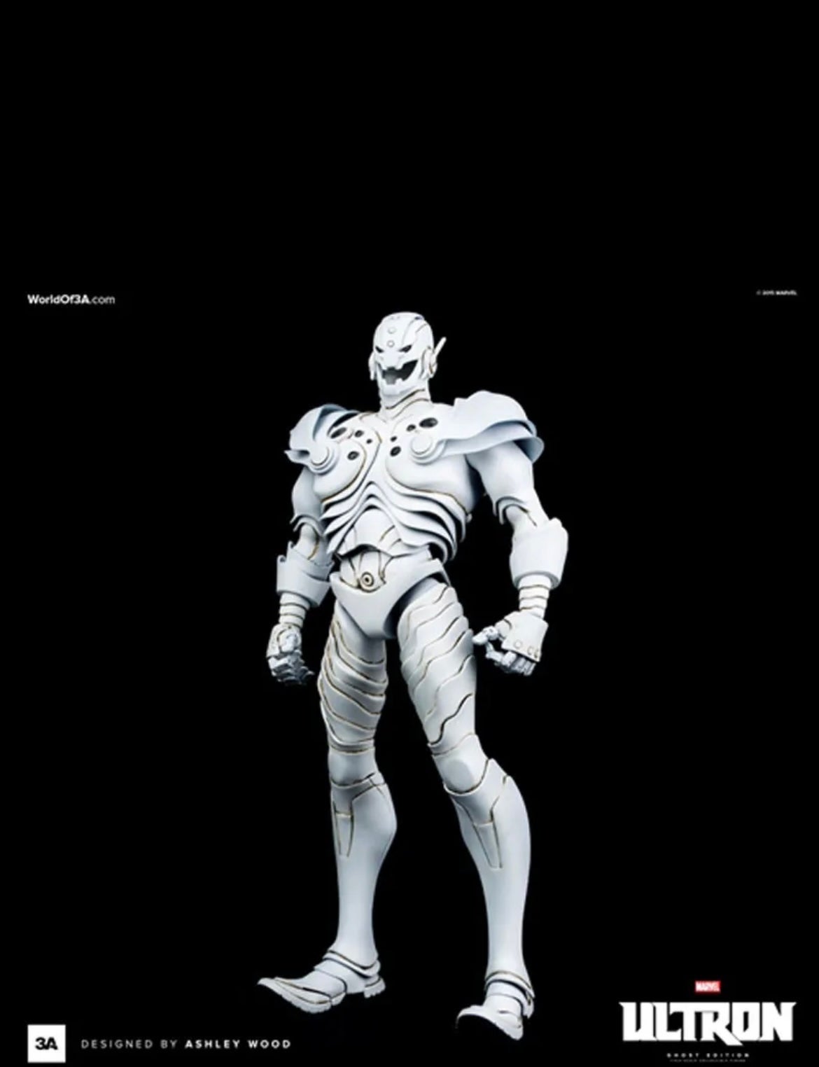 ThreeA 3A Threezero Marvel Ultron 1/6th Ghost Edition Figure