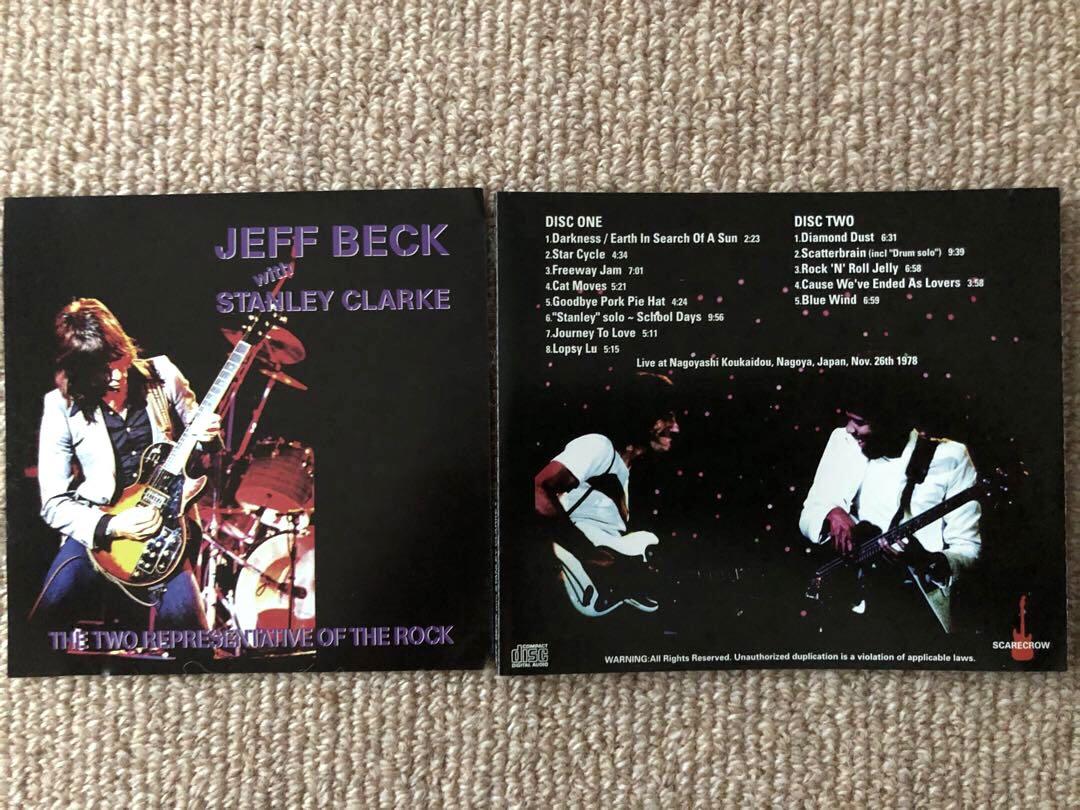 JEFF BECK STANLEY CLARKE 5CD 来日パンフレット JEFF BECK STANLEY CLARKE 5CD 来日パンフレット - メルカリ