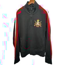 Vtg Polo Ralph Lauren Mens Crest Crown MCMLXVII Quarter Zip Pullover Size XL