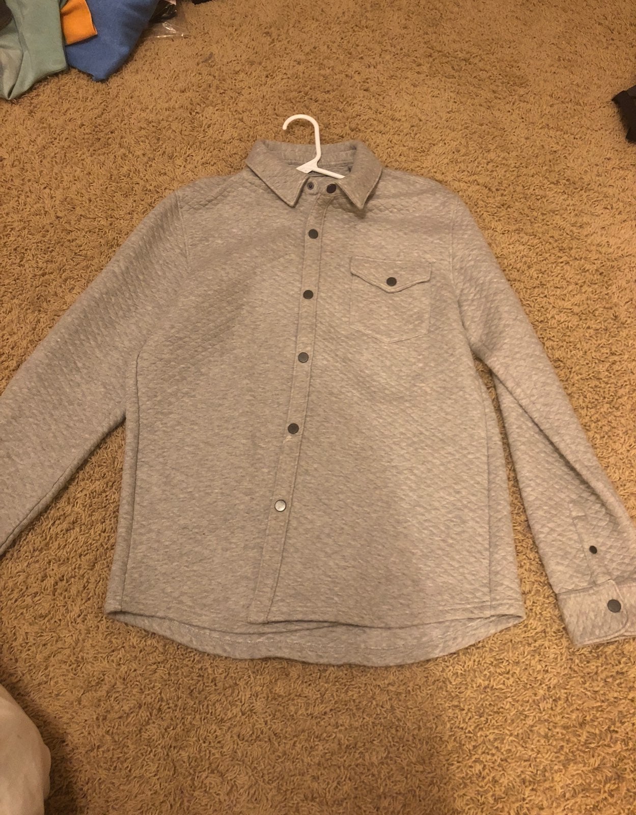 kenneth cole waffle button down