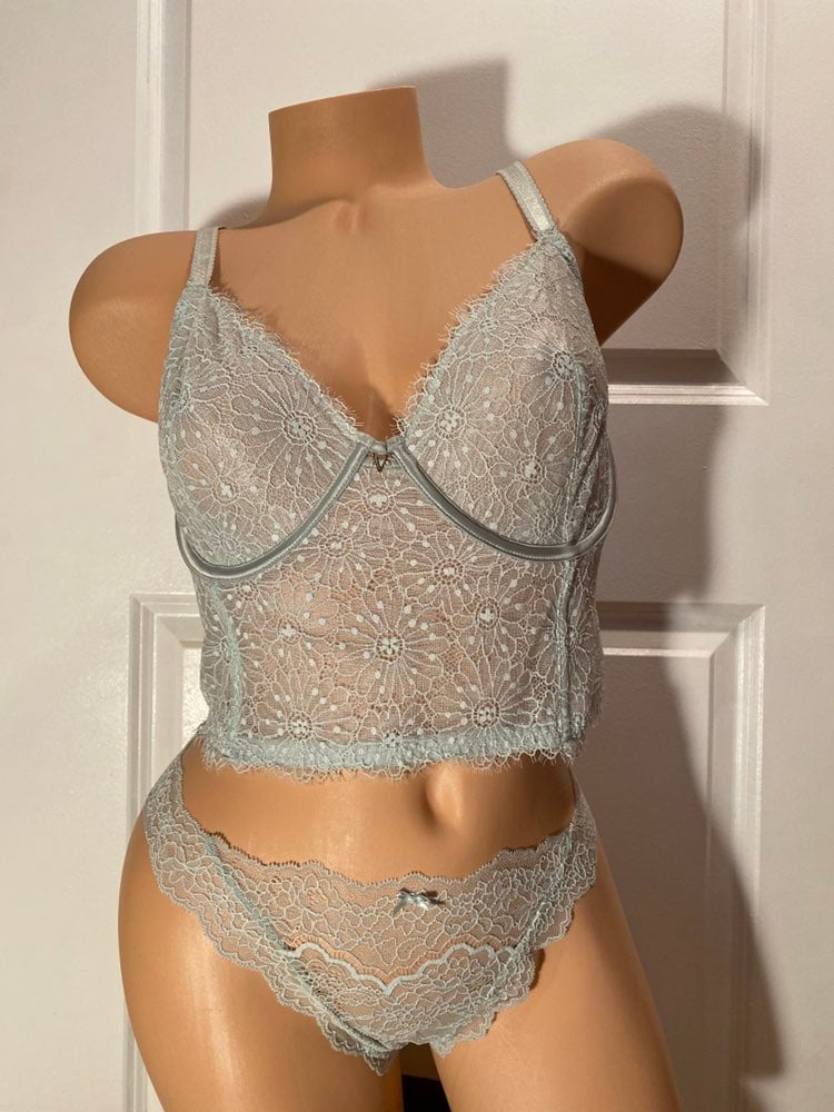 VS corset bra set 36DD lingerie New