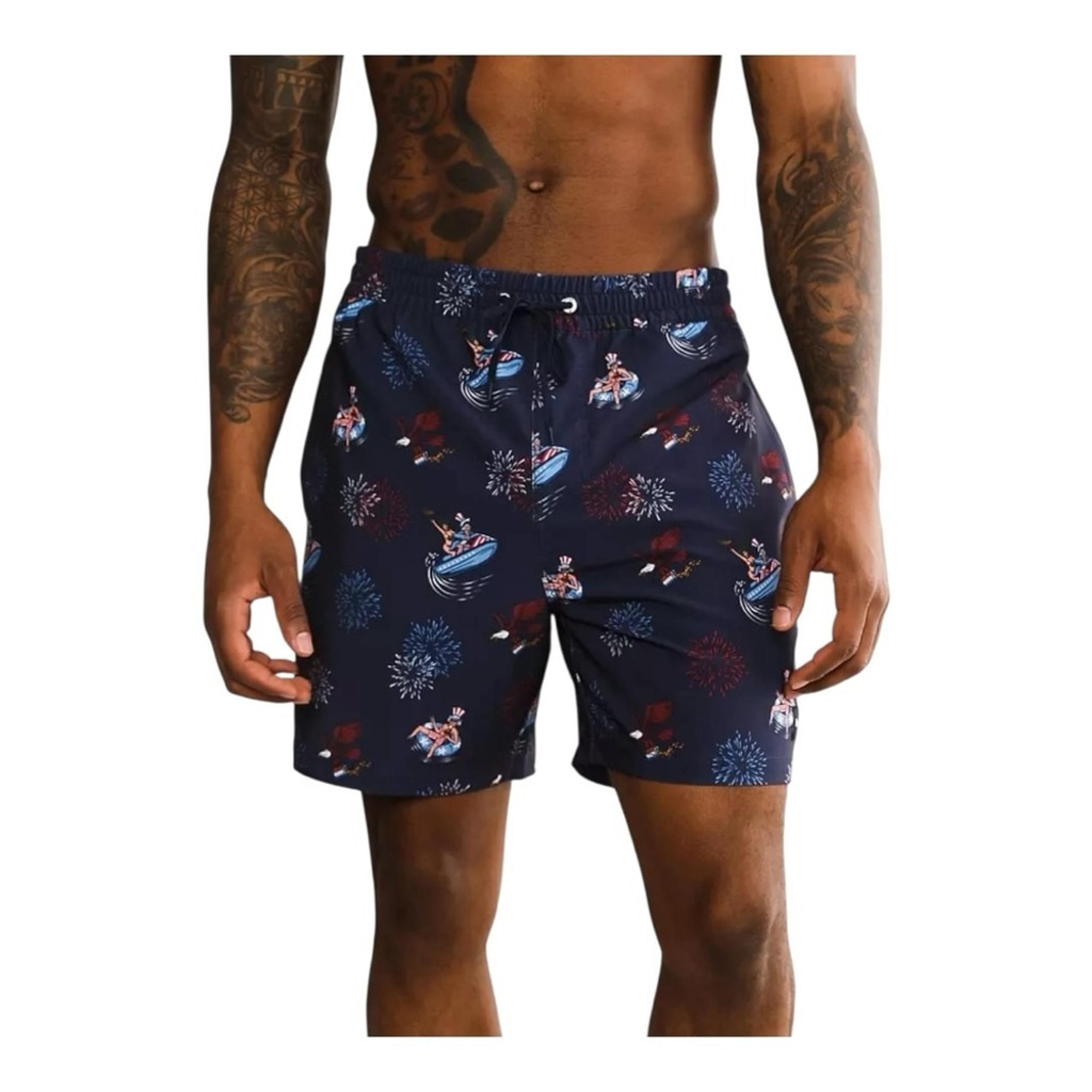 Hurley Men's Size 30 Weekender Swim Board Shorts Patriotic July Navy America NEW