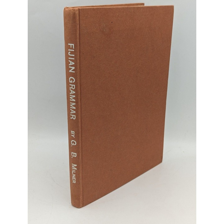 FIJIAN GRAMMAR by G.B. Milner 3rd Edition 1972 Near Fine/Good Suva Fiji