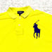 【Mint Condition】Polo by Ralph Lauren Polo Shirt Big Pony Yellow
