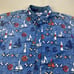 Vintage Reyn Spooner Hawaiian Shirt Adult XL Blue Sailboat Nautical Boating