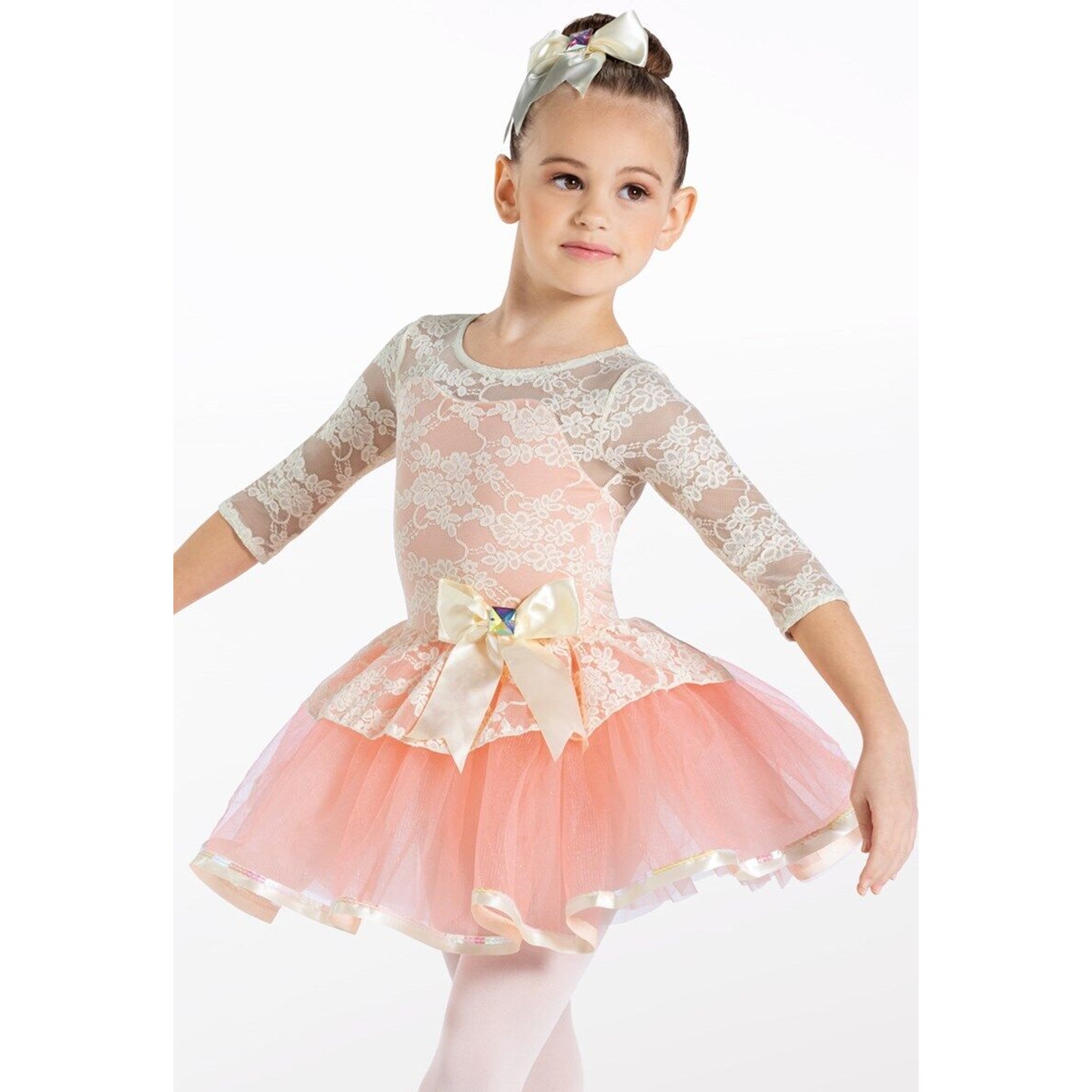 Dance Costume Intermediate Child Peach Weissman 11554 Ballet
