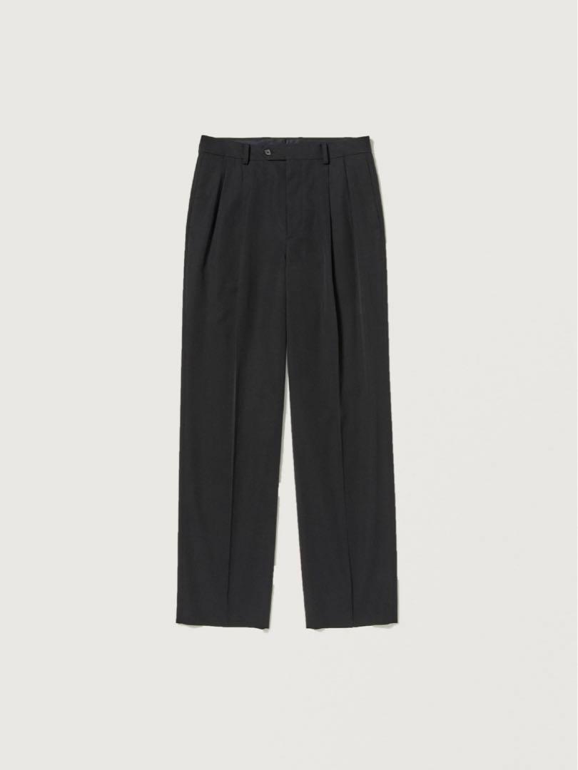 AURALEE Wool Max Gabardine Two-Tuck Pants
