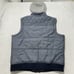 Bar III Women's XXL Full Zip Hooded Vest Sleeveless Jacket Quilted Navy Blue