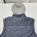 Bar III Women's XXL Full Zip Hooded Vest Sleeveless Jacket Quilted Navy Blue