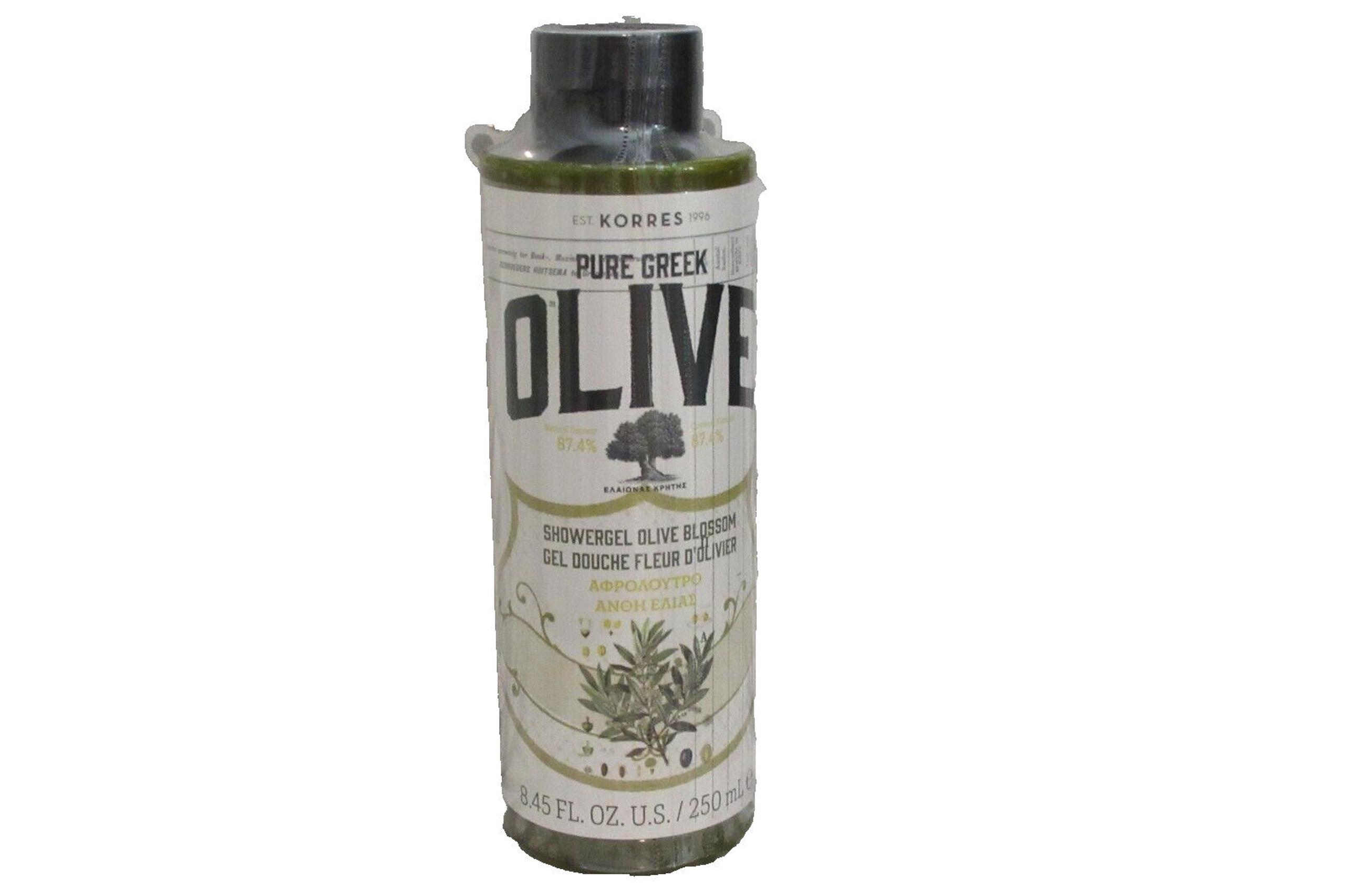 KORRES PURE GREEK OLIVE SHOWERGEL OLIVE BLOSSOM 8.45 OZ. SEALED
