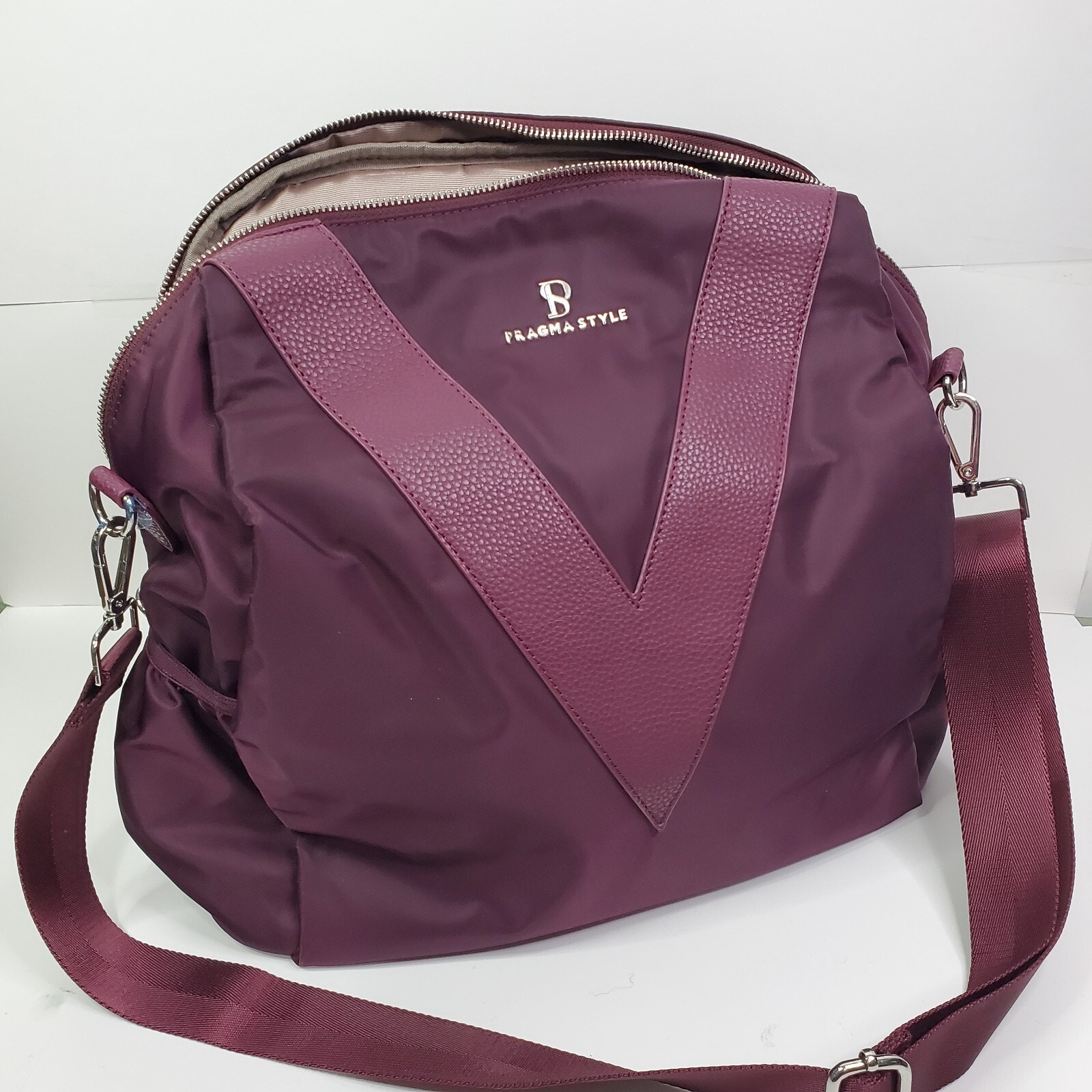 PRAGMA V-Style Convertible Backpack Purse (Purple Haze) (Purple) Travel Bag RFID