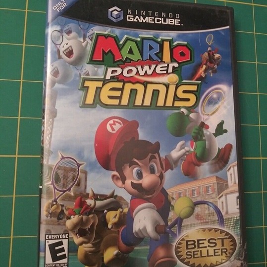 Mario Power Tennis Nintendo GameCube Complete Video Game
