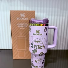 Stanley Quencher H2.0 FlowState Tumbler Cup Water bottle 40oz Stitch