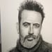 Original drawing of Jeffrey Dean Morgan on acid free Canson paper
