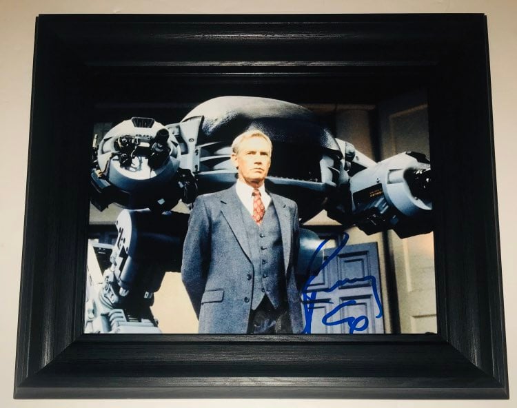 RONNY COX SIGNED ROBOCOP 8X10 PHOTO NICE
