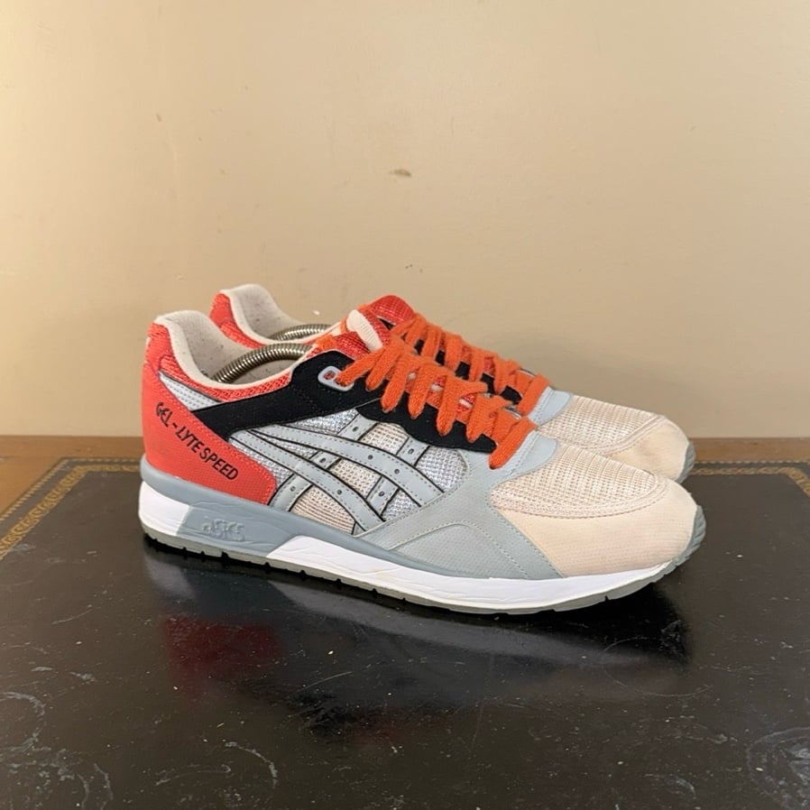 Asics Gel-Lyte Speed Burnt Orange Rust Grey Beige H614N-1313 Men’s Size 11