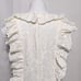BCBGMAXAZRIA Eyelet Details Sleeveless Dropped Waist Ruffled Dress Size 10