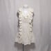 BCBGMAXAZRIA Eyelet Details Sleeveless Dropped Waist Ruffled Dress Size 10