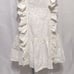 BCBGMAXAZRIA Eyelet Details Sleeveless Dropped Waist Ruffled Dress Size 10