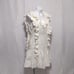 BCBGMAXAZRIA Eyelet Details Sleeveless Dropped Waist Ruffled Dress Size 10