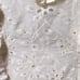 BCBGMAXAZRIA Eyelet Details Sleeveless Dropped Waist Ruffled Dress Size 10
