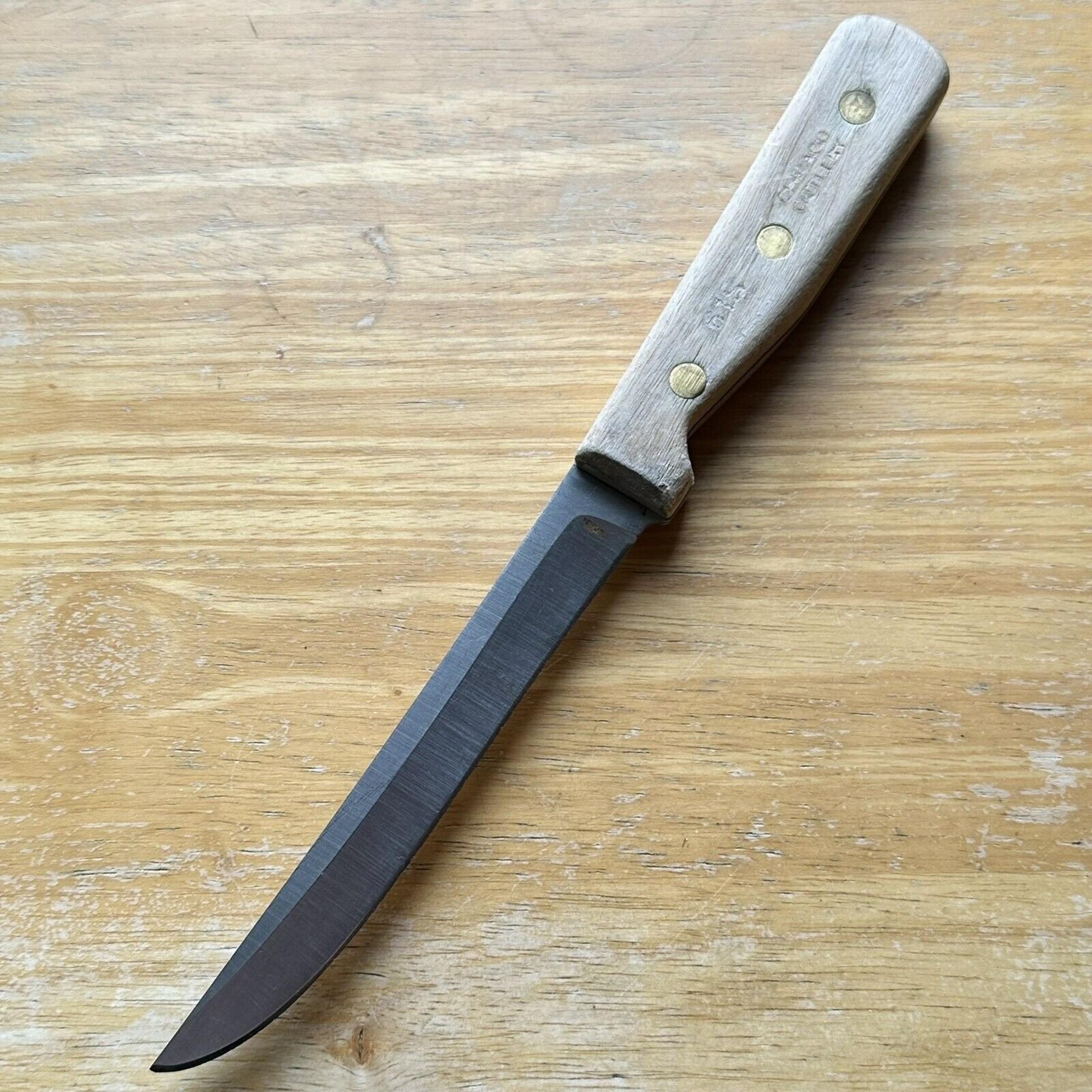 SHARP Vintage CHICAGO CUTLERY 5.875” Blade Stainless Full Tang Boning Knife
