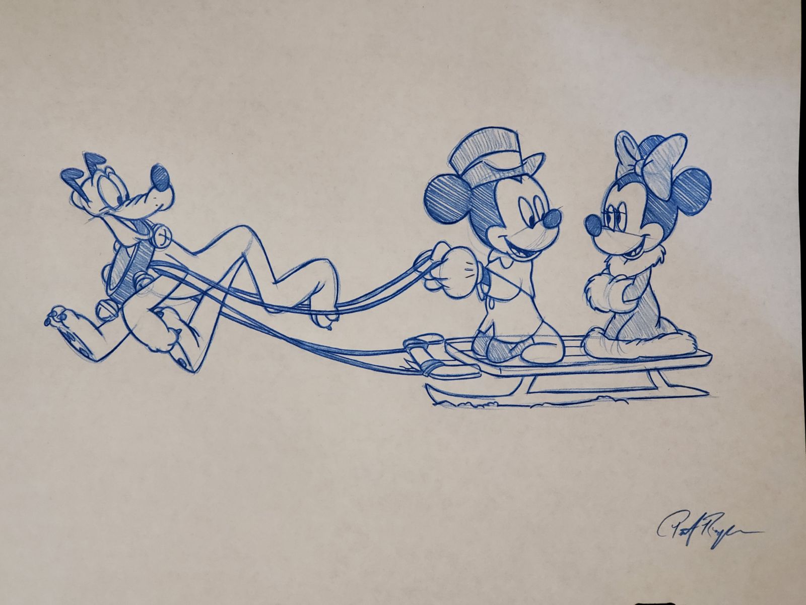 Disney Mickey Minnie Pluto Christmas
