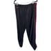 Adidas Trefoil Logo Adjustable Cuff Casual Pull On Pants Red Striped Size Large