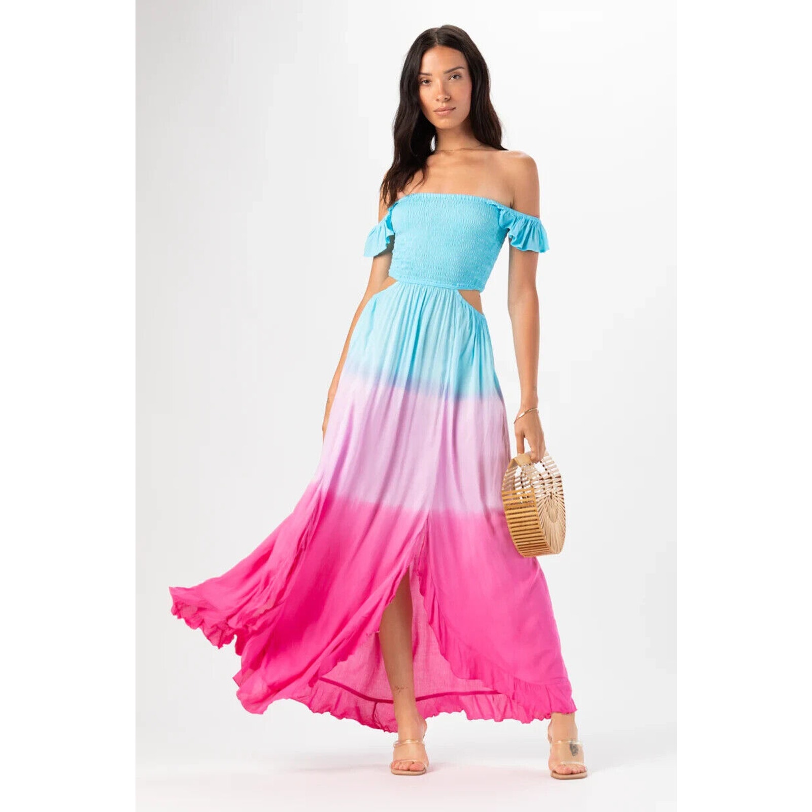 NWTGS Tiare Hawaii Amber Maxi Dress SZ S RT 140