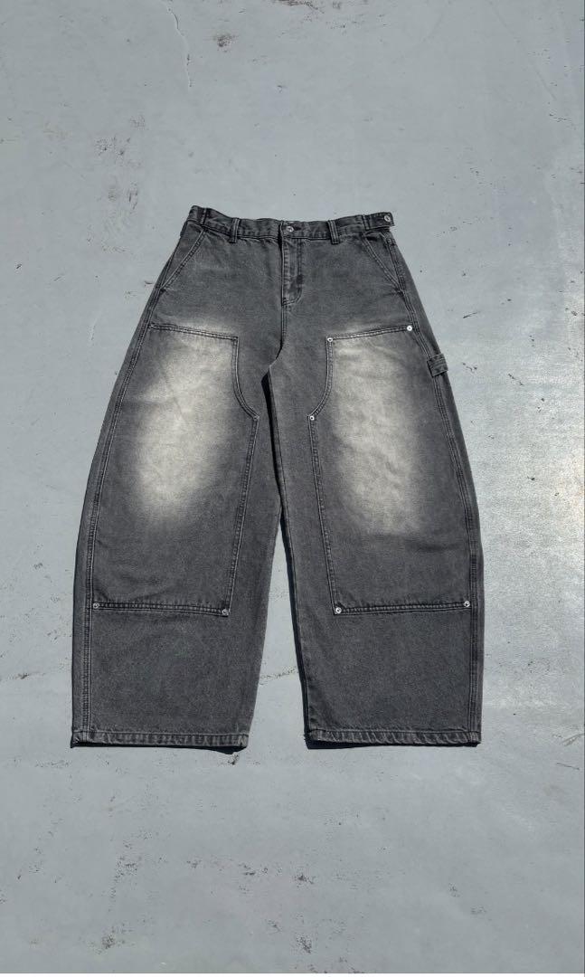 即日発送　Double Knee Ballon Denim Pants 9090 Ships immediately! Double Knee Ballon Denim Pants 9090