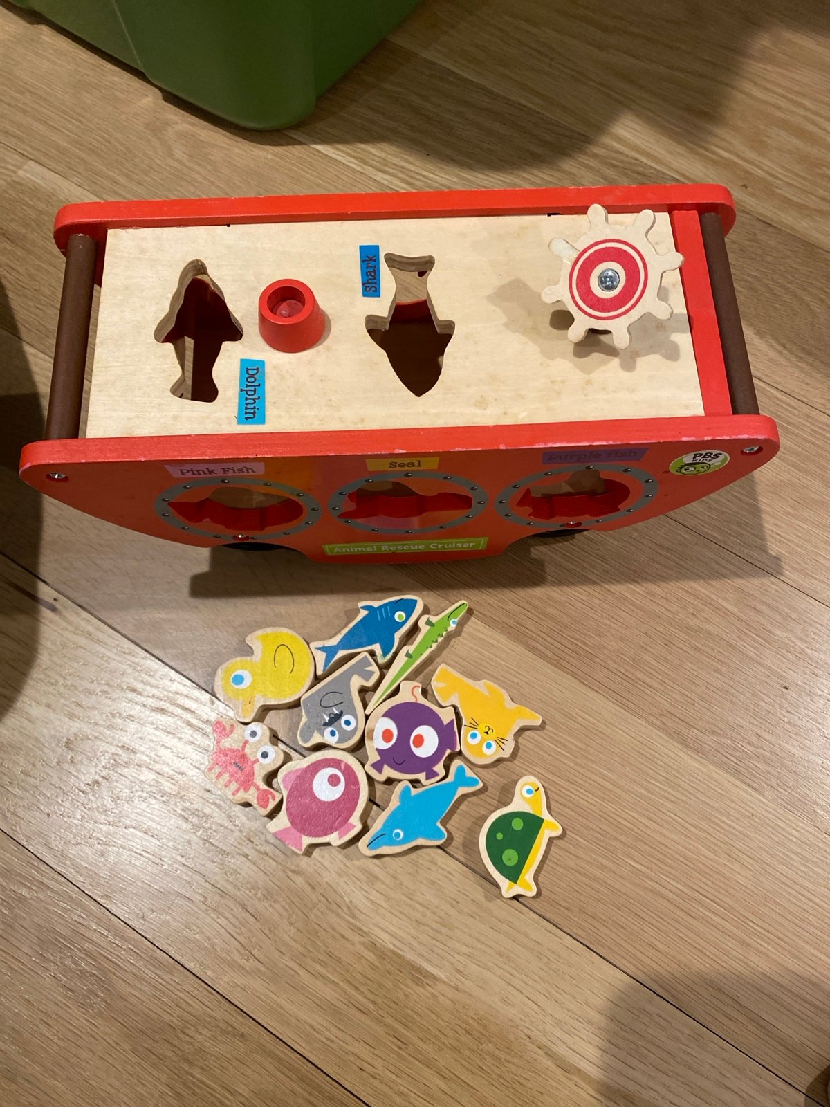 PBS kids animal rescue cruiser. Animal shape sorter