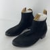 Paso De Mula Men's Black Suede Leather Ankle Chelsea Boots, Size 6 Preowned