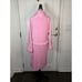 NEW LAURA ASHLEY BELTED ROBE SIZE LARGE L/XL 42 LONG LUXE FLUFFY PLUSH PINK