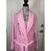 NEW LAURA ASHLEY BELTED ROBE SIZE LARGE L/XL 42 LONG LUXE FLUFFY PLUSH PINK