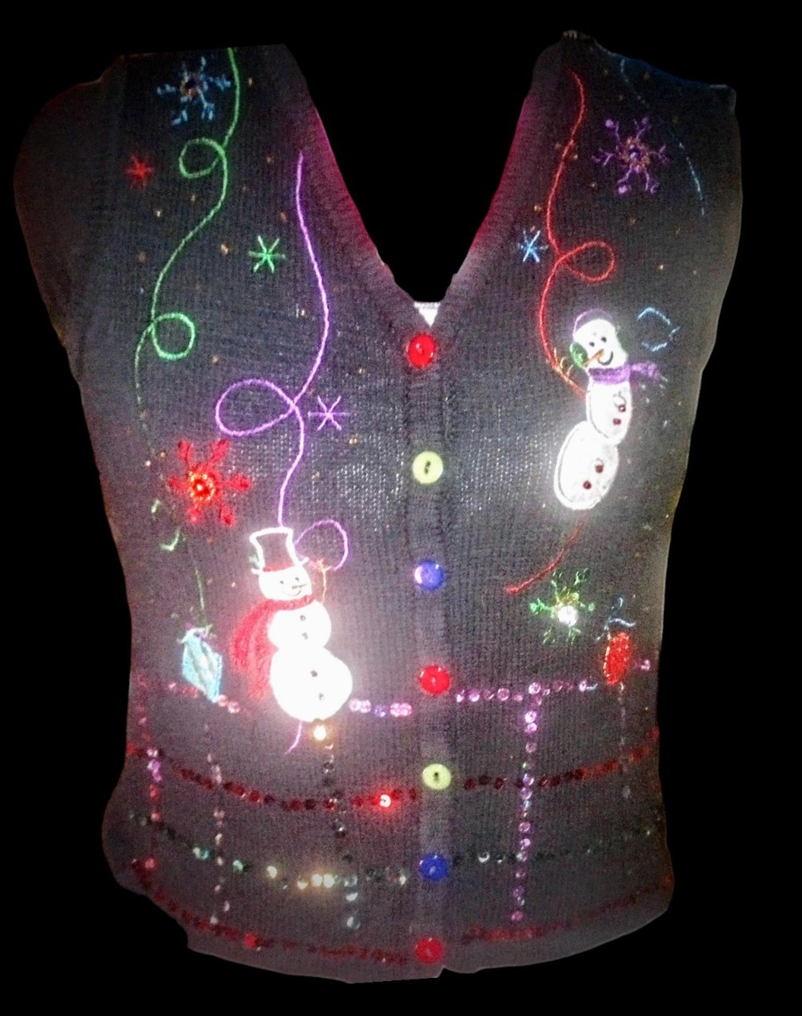 christmas sweater vest Kim Rogers