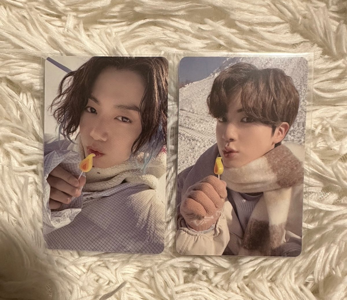 Jungkook & Jin Winter Package Photocards