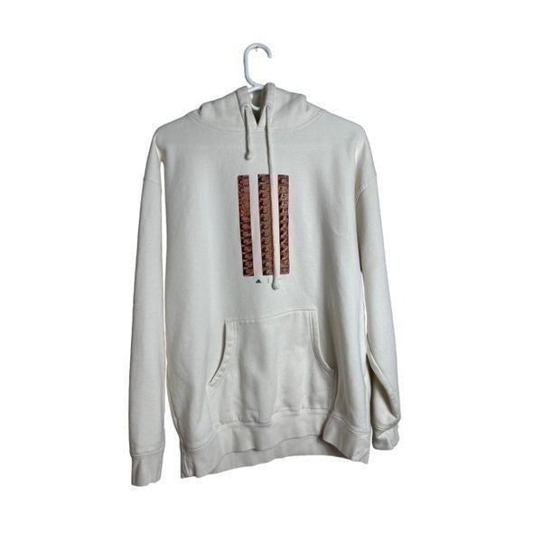 Adidas White Large Hoodie Size Large