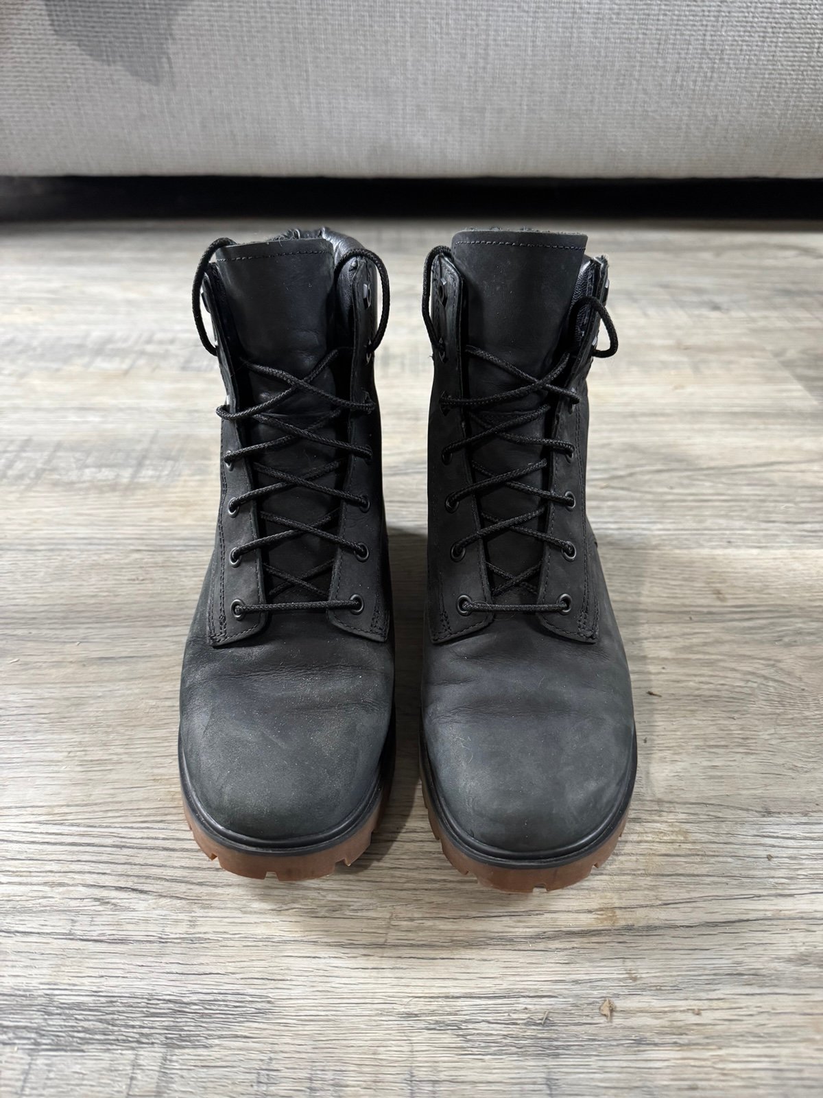 Timberland Black Lace Up Jayne Boots. Women’s Size 7