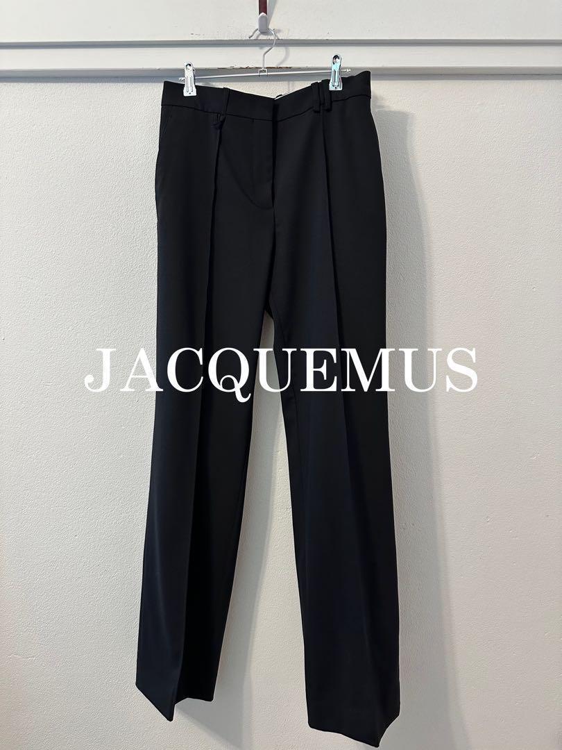 JACQUEMUS Wool Flare Long Pant