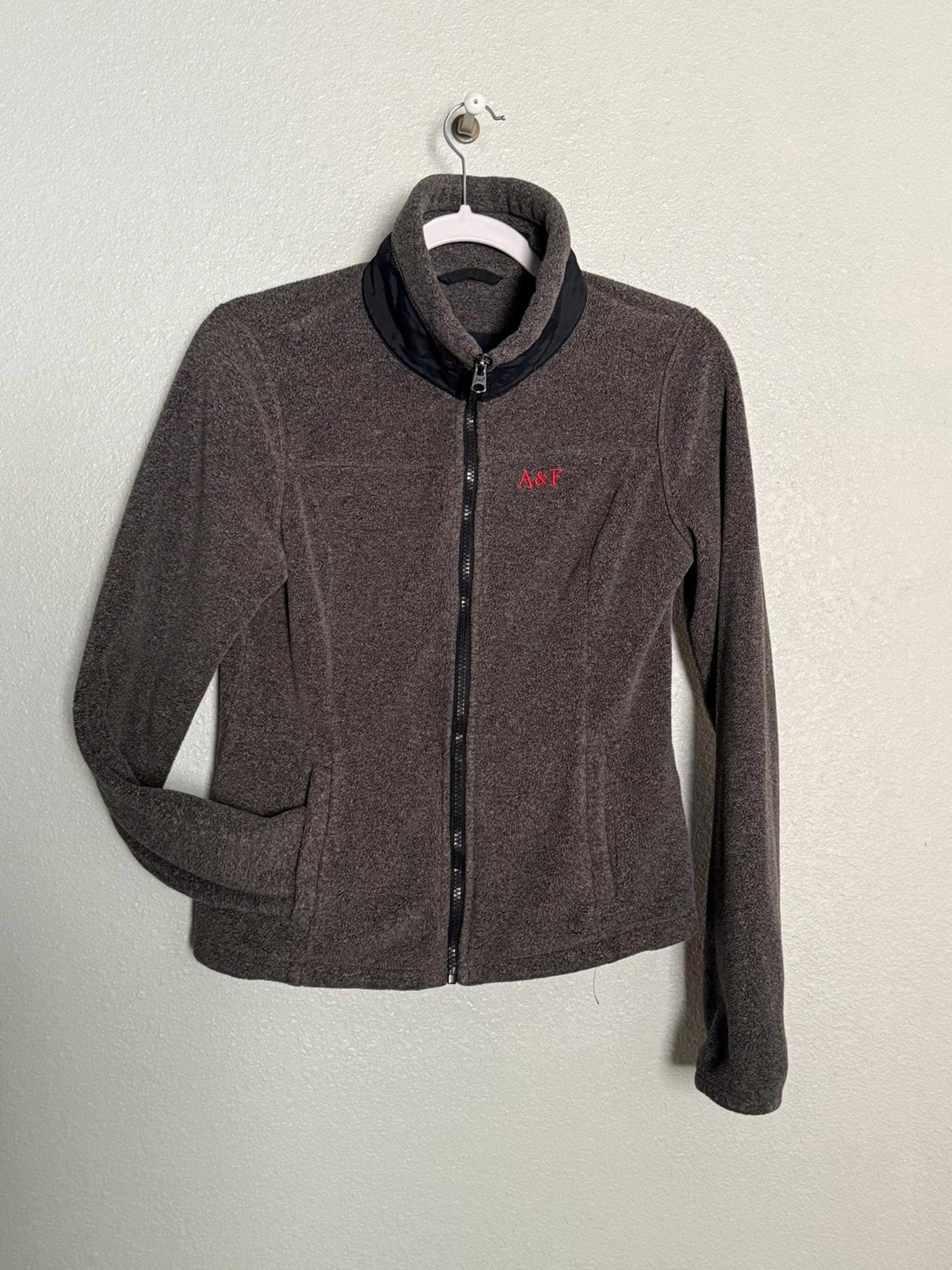 A&F - Abercrombie & Fitch FULL ZIP Fleece Jacket - small