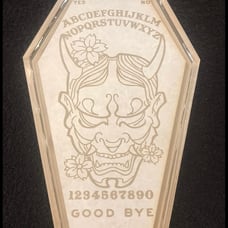 Oni coffin silicone mold 10x6