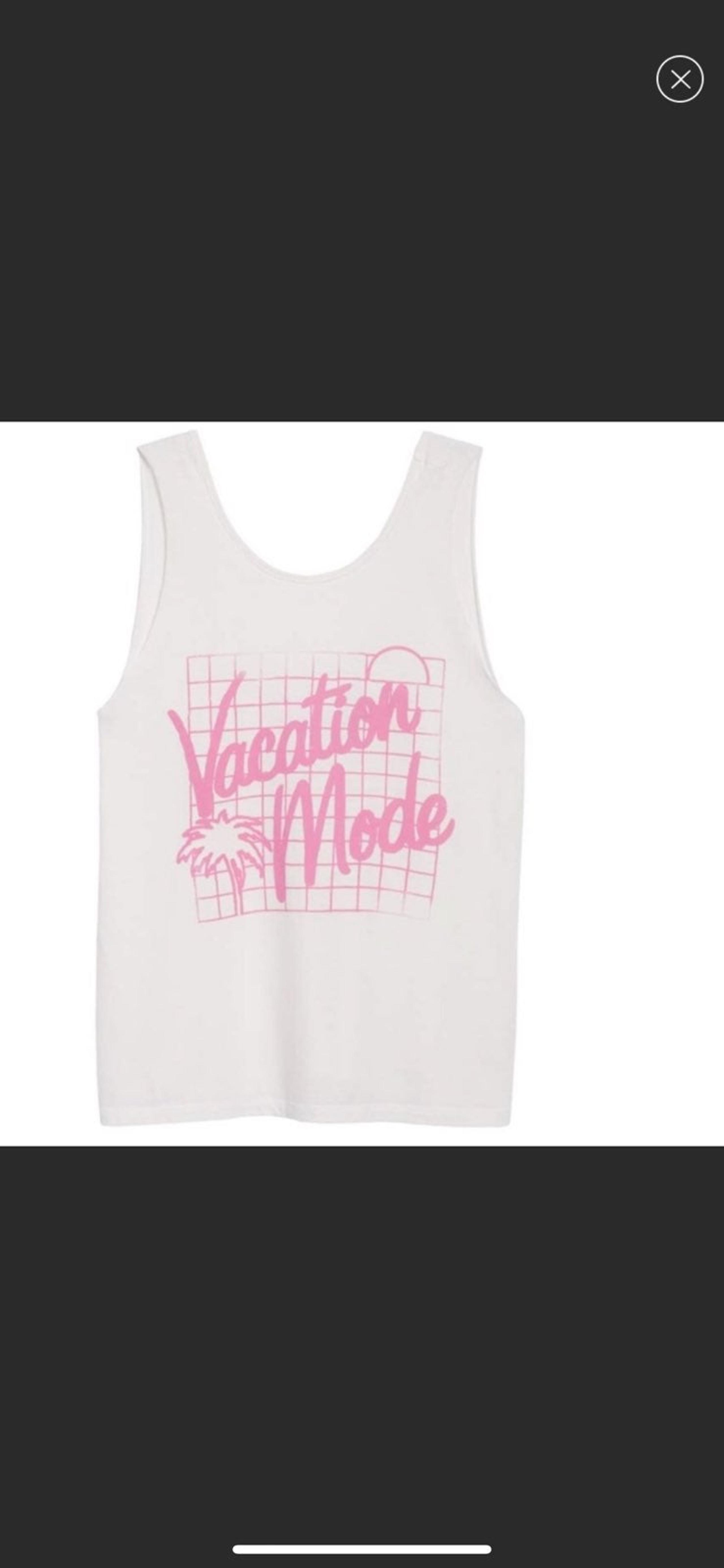 Junk Food Vacation Mode Tank Top