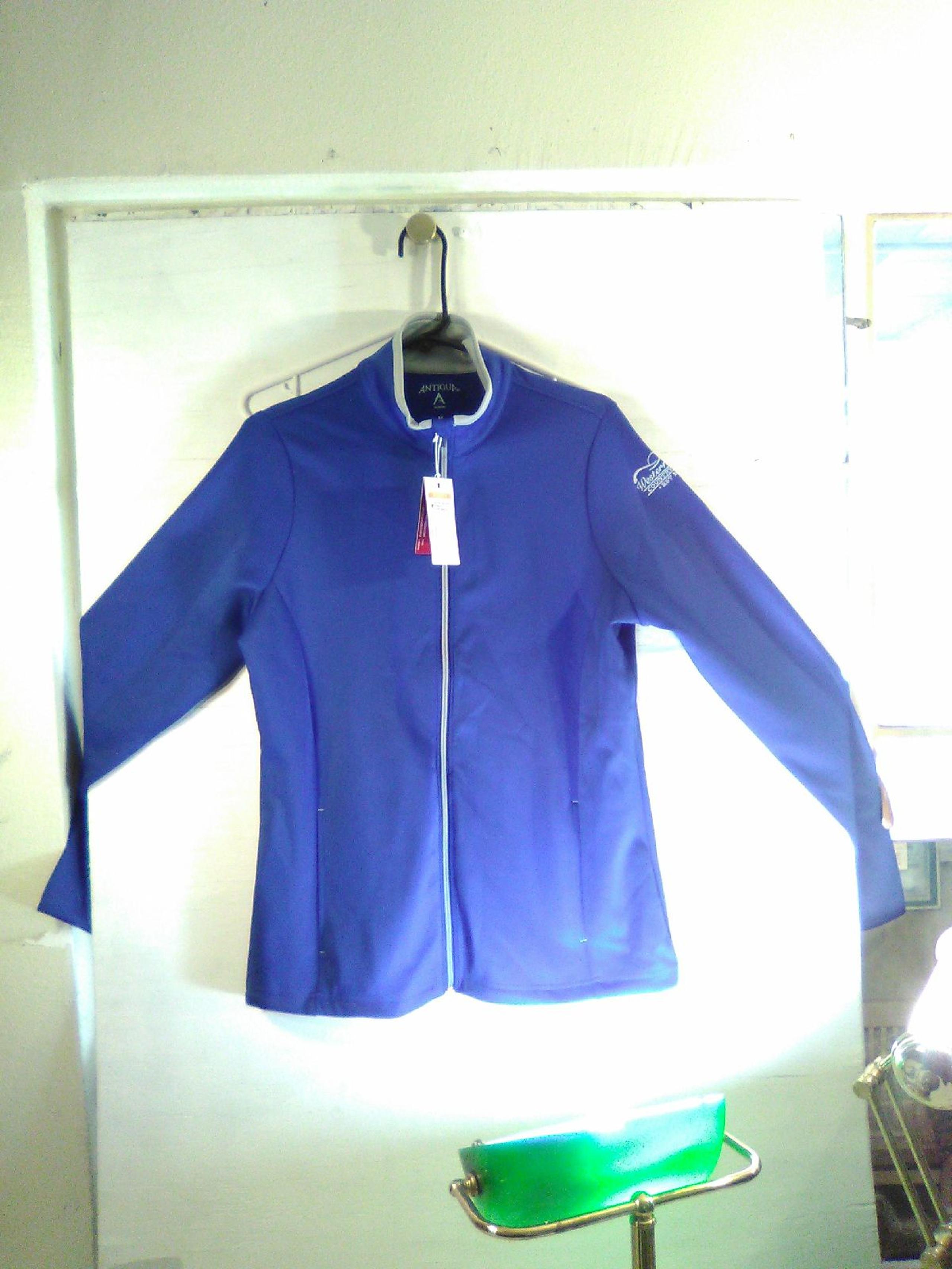 Women's blue Antigua leader jacket sz sm
