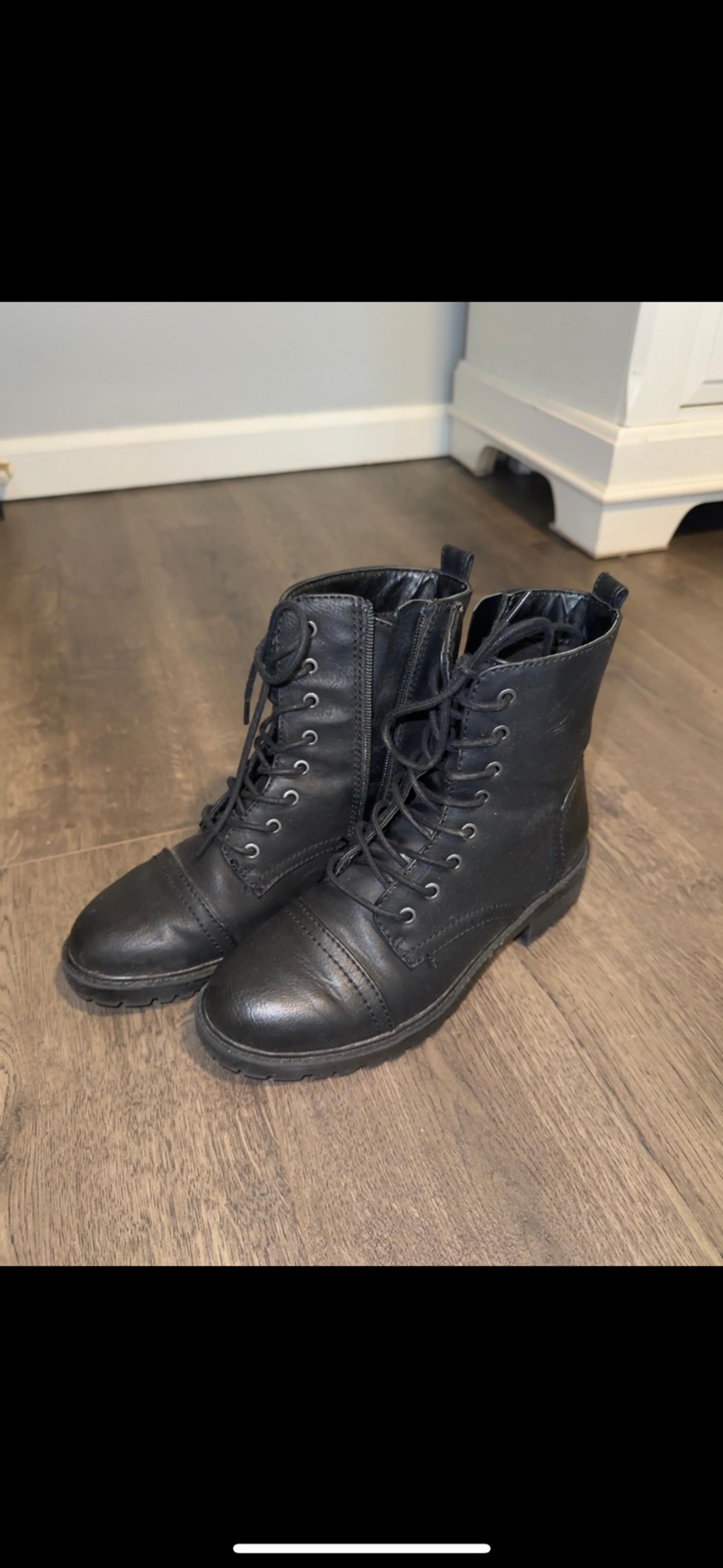 Target Black Combat Boots